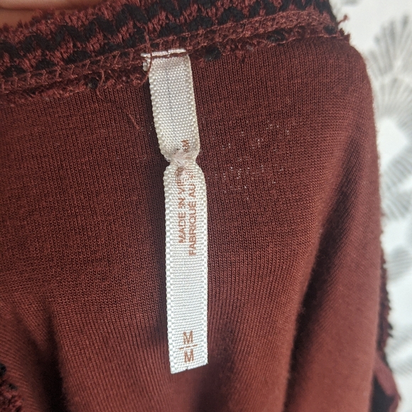 Free People Cozy Day Rust Knit Dress - Picture 8 of 8